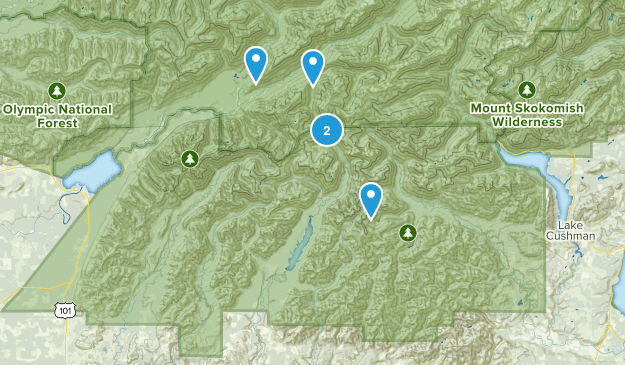 Grisdale, Washington Map