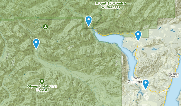 Hoodsport, Washington Map