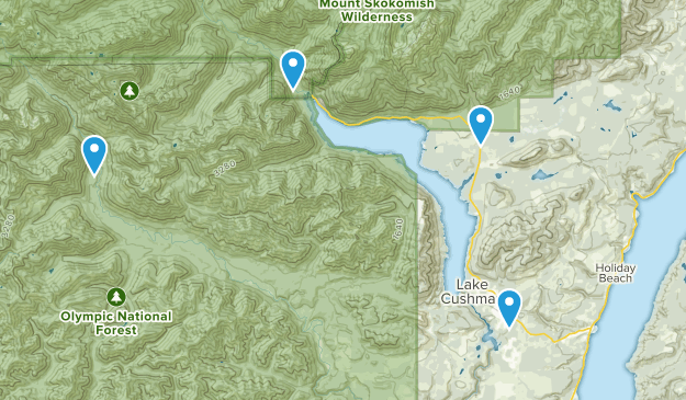 Hoodsport, Washington Map