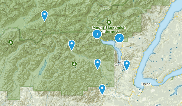 Hoodsport, Washington Map