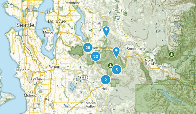 Issaquah, Washington Map