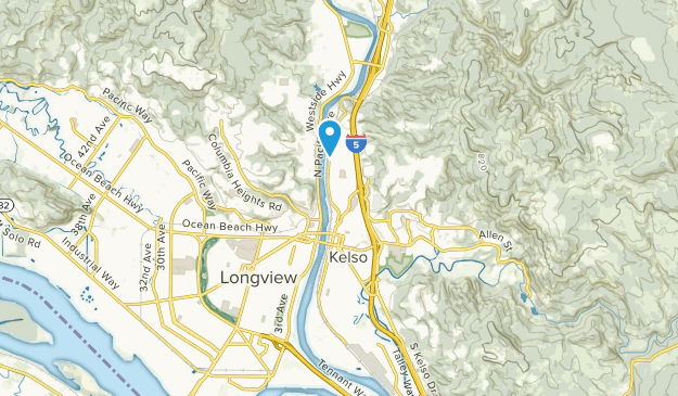 Kelso, Washington Map