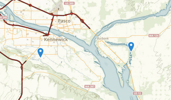 Kennewick, Washington Map