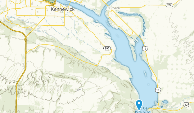 Kennewick, État de Washington Map