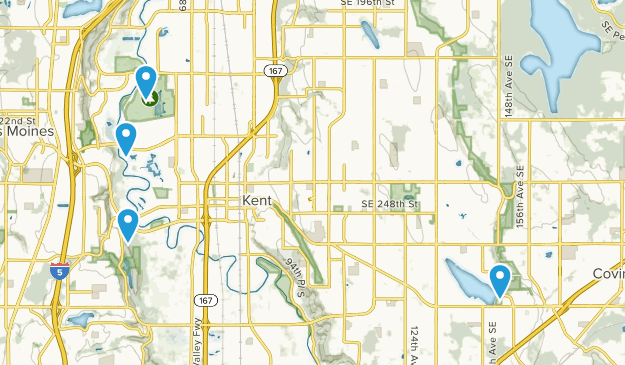 Kent, Washington Map