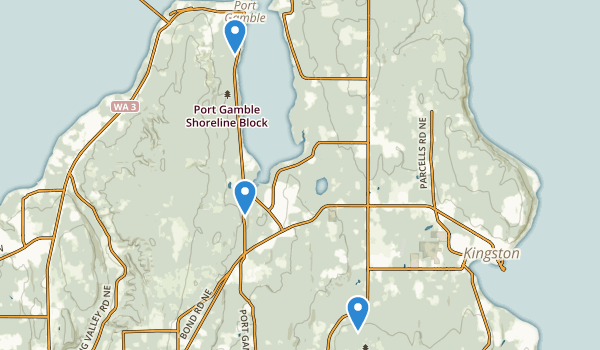 Kingston, Washington Map