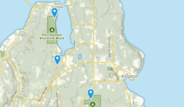 Kingston, Washington Map