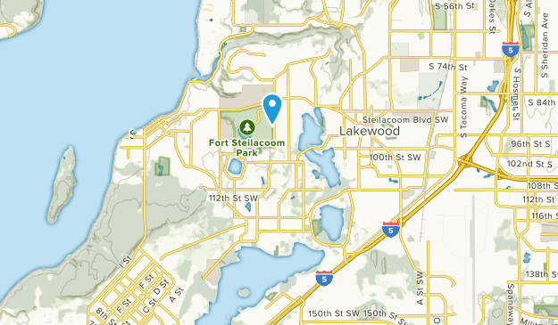 Lake City, Washington Map