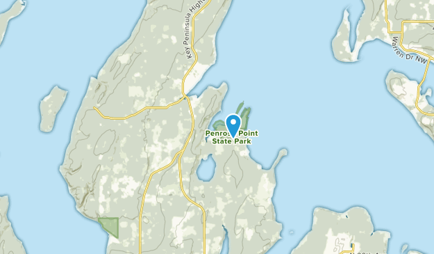 Lakebay, État de Washington Map