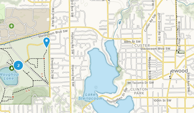 Lakewood, Washington Map
