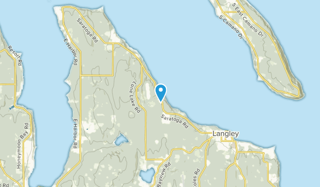 Langley, Washington Map