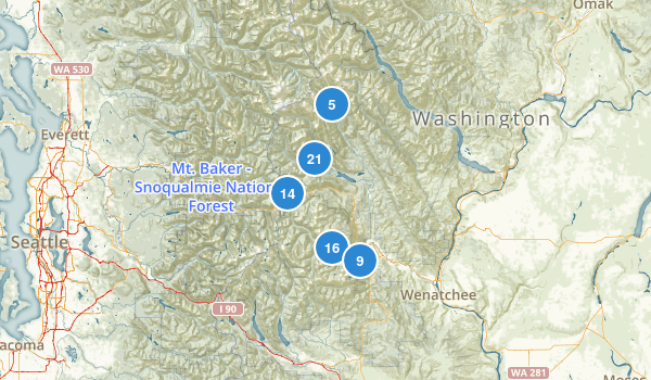 Leavenworth, Washington Map