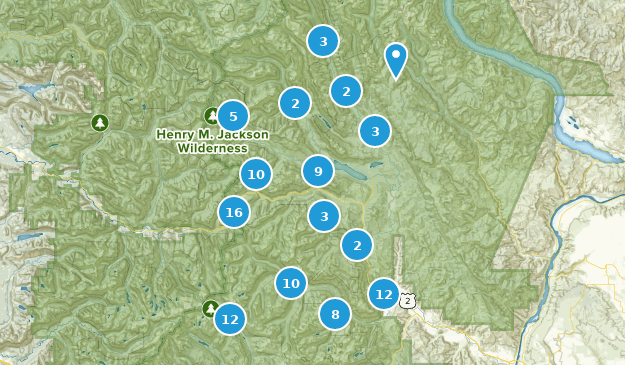 Leavenworth, Washington Map