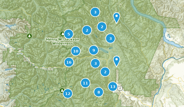 Leavenworth, Washington Map