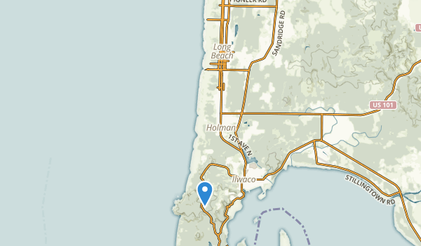 Long Beach, Washington Map