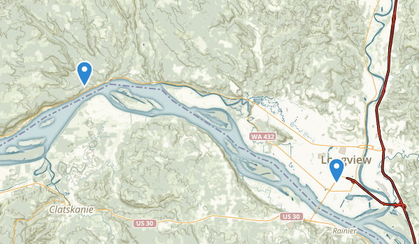 Longview, Washington Map