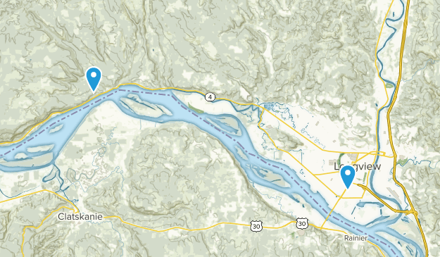 Longview, Washington Map