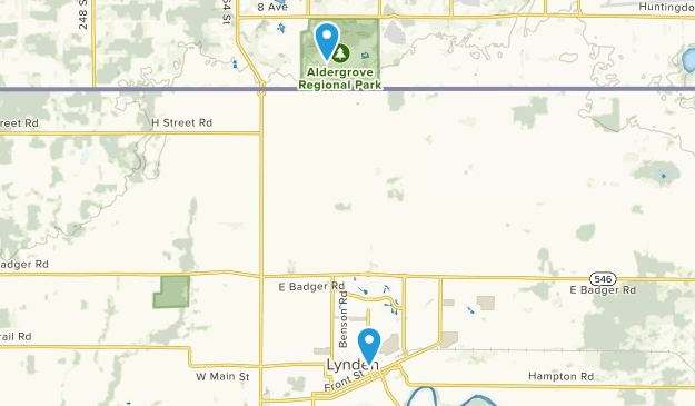 Lynden, État de Washington Map