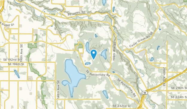 Maple Heights-Lake Desire, Washington Map