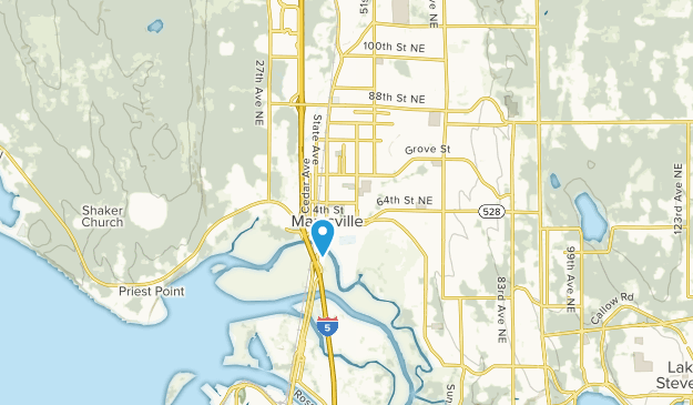 Marysville, Washington Map