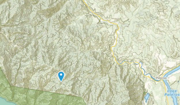 Methow, État de Washington Map