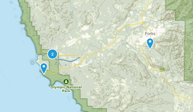 Mora, Washington Map