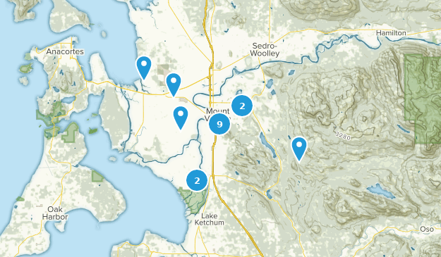 Mount Vernon, Washington Map