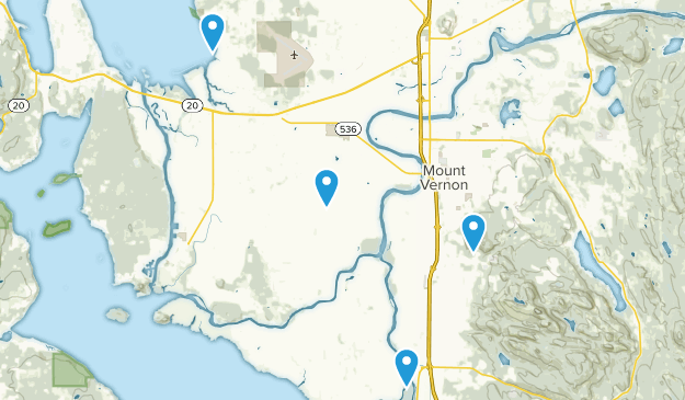 Mt Vernon, Washington Map
