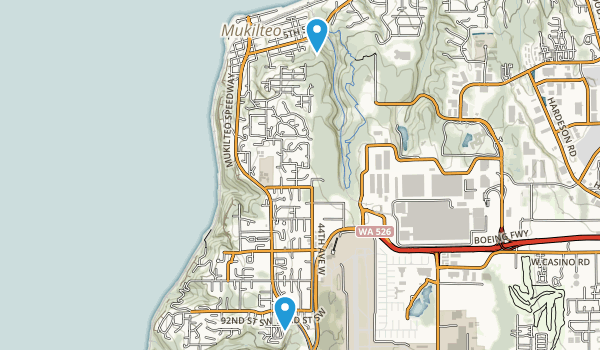 Mukilteo, Washington Map