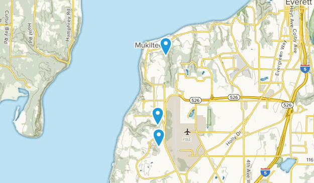Mukilteo, Washington Map