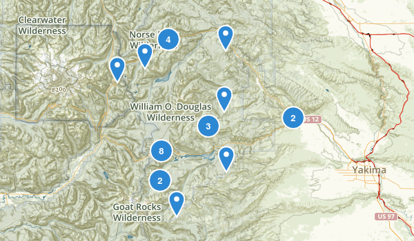 Naches, Washington Map