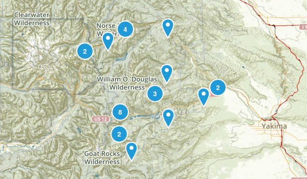 Naches, Washington Map