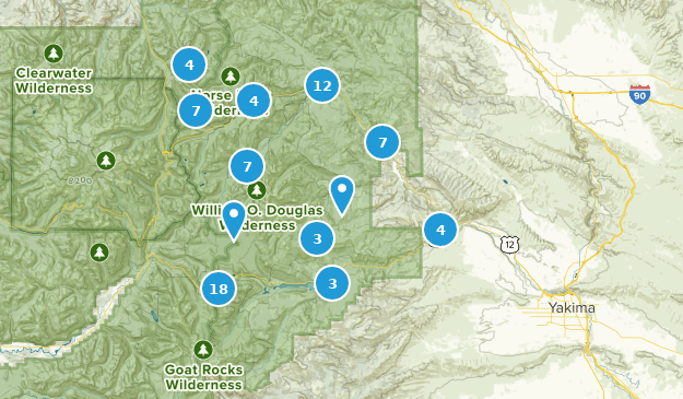 Naches, Washington Map