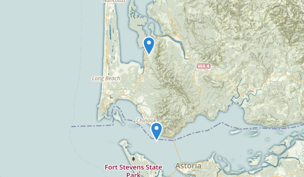 Naselle, Washington Map