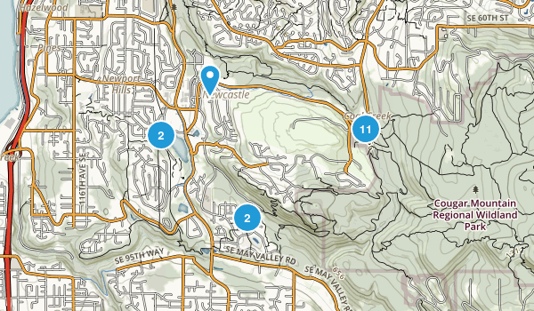 Newcastle, Washington Map