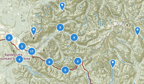 North Bend, Washington Map