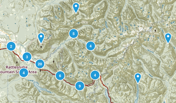 North Bend, Washington Map