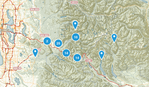 North Bend, Washington Map