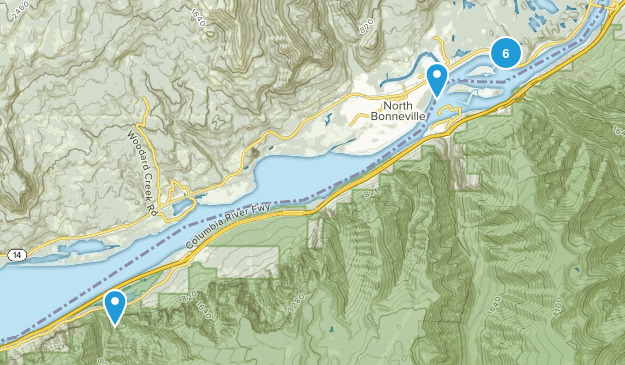 North Bonneville, Washington Map