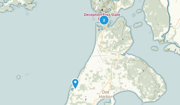 Oak Harbor, Washington Map