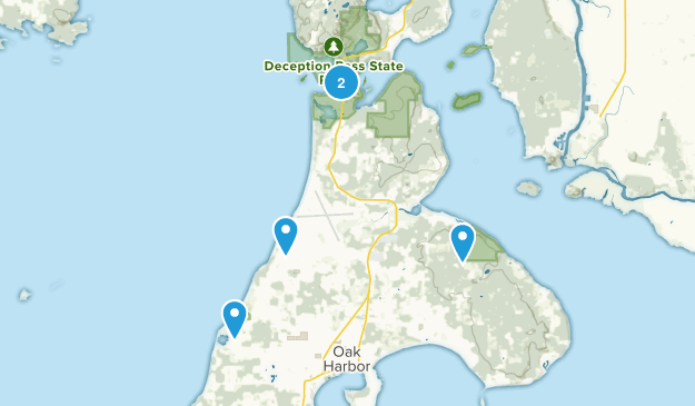 Oak Harbor, Washington Map