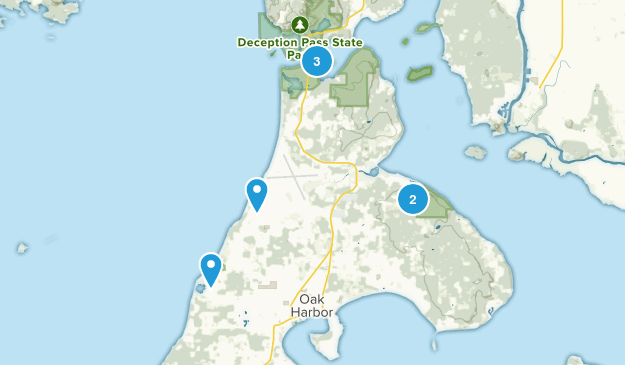 Oak Harbor, Washington Map
