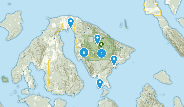 Olga, Washington Map