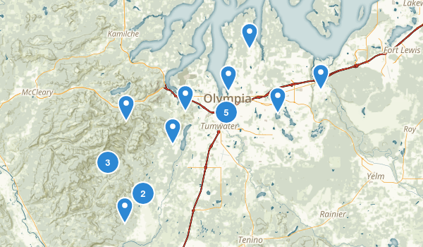 Olympia, Washington Map