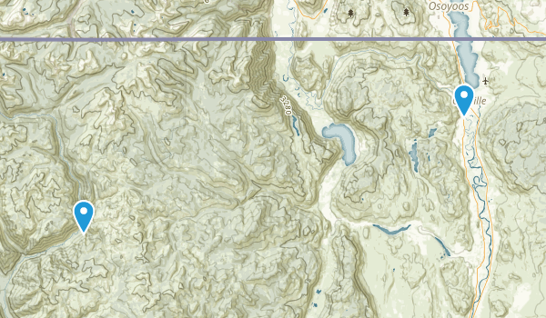 Oroville, Washington Map