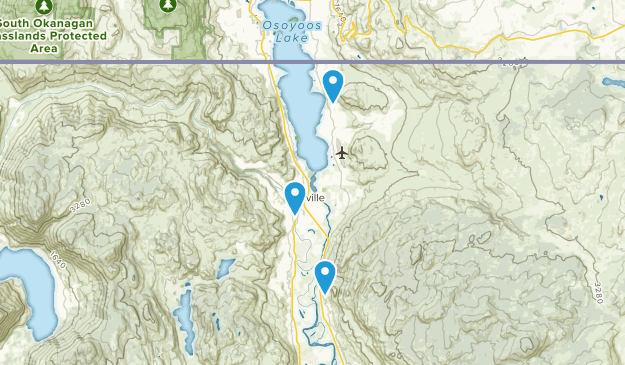 Oroville, État de Washington Map