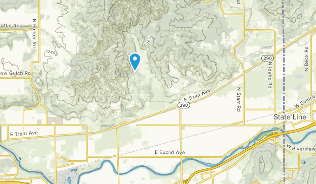 Otis Orchards, Washington Map