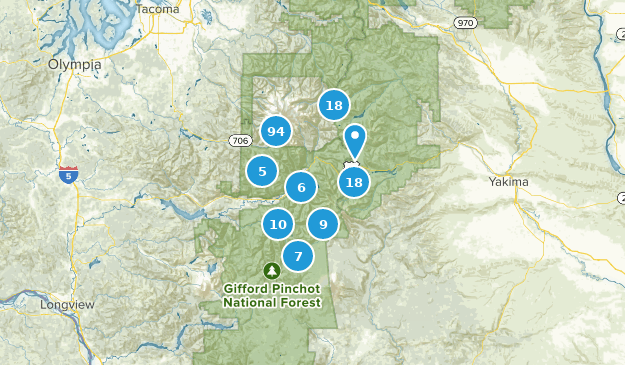 Packwood, Washington Map