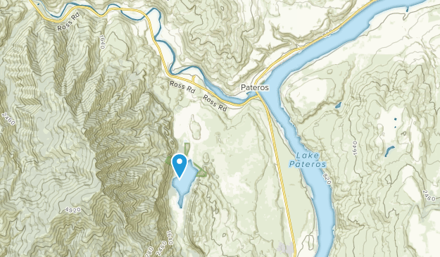 Pateros, Washington Map