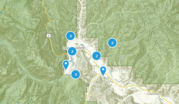 Peshastin, Washington Map